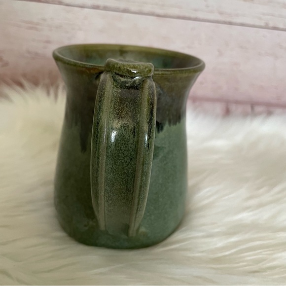 Studio Art Pottery Coffee Mug Green - Picture 3 of 6